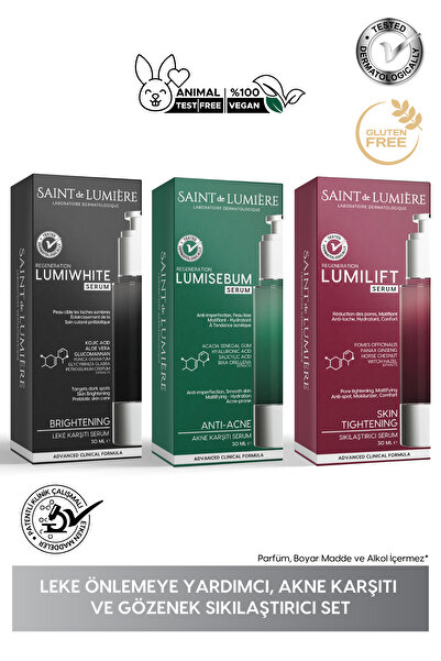 SAINT DE LUMIERE LUMISERIES Leke Önlemeye Yardımcı, Akne Karşıtı ve Gözenek S...