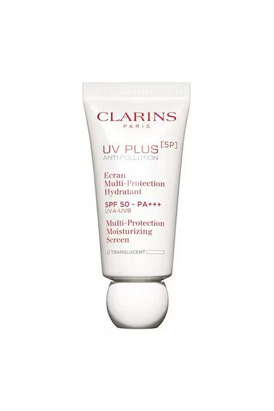 Clarins SPF50 Skin Protection Cream - Moisturizing and Dark Spot Prevention, 30 ml