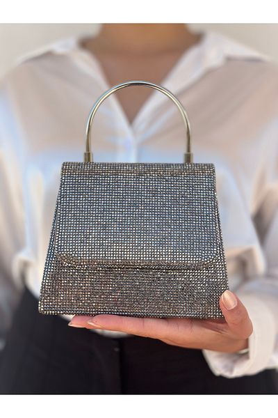 Sh Poly Γυναικείο βραδινό φόρεμα Platinum - Clutch Portfolio, Νυφικό και Αρραβώνας