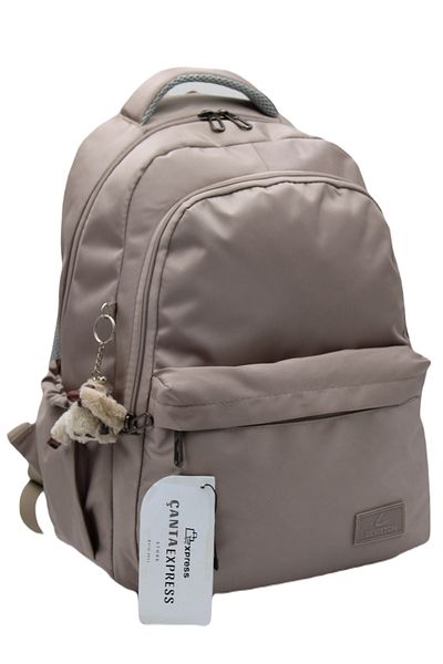 Bevitton Mink Water Resistant Fabric Unisex Daily School Backpack 34100