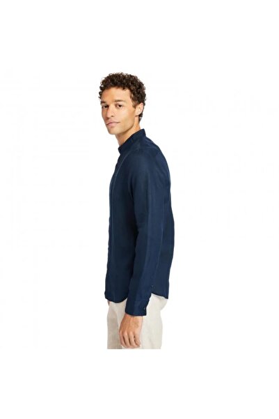 Timberland Лляна сорочка з корейським коміром