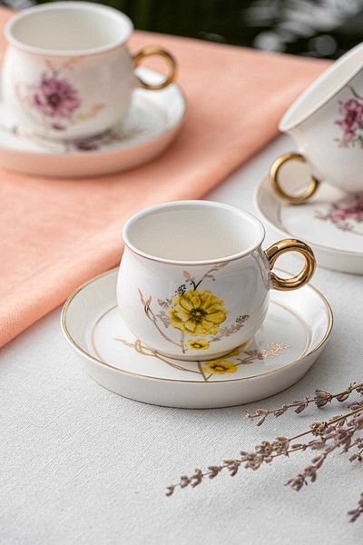 ACAR Valerie 6-Person 180ml Teacup Set Kai-06334