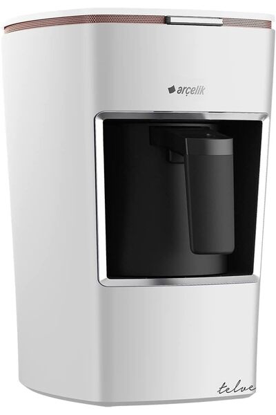 Arçelik Beyaz Rose Telve Premium Türk Kahve Makinesi