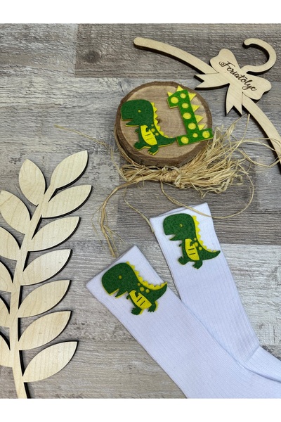 Feriatolye Dinosaur Concept - Baby Knee Socks
