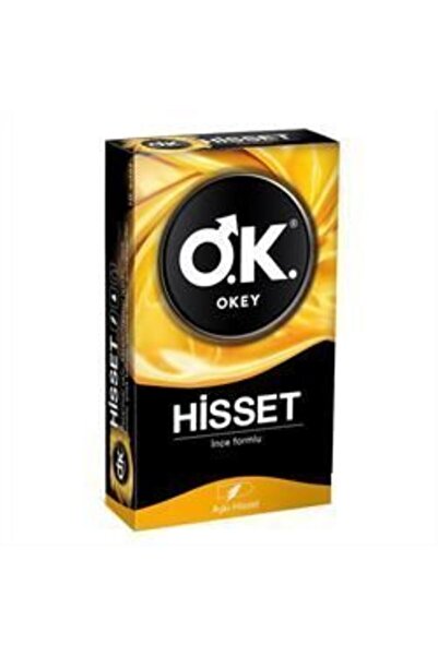 Okey ( KİL MASKESİ HEDİYE ) Okey Prezervatif Hisset 10lu ( 1 ADET )