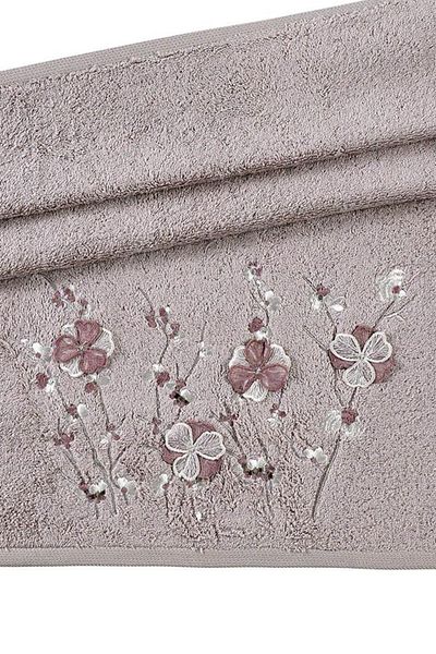 Pupilla 50cm x 90cm Luxury Bamboo 3D Embroidered Hand Face Towel