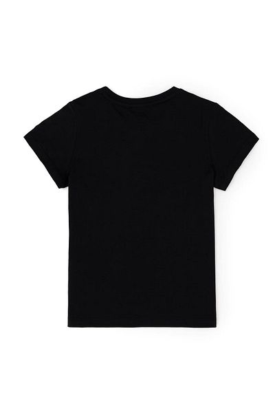 U.S. Polo Assn. Tricou negru cu gât crew pentru băiat