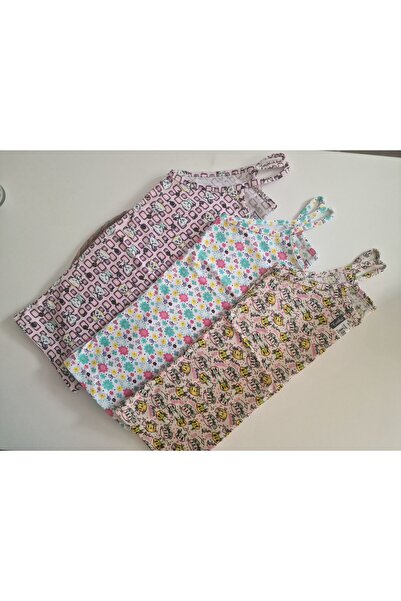 Tutku Set de maiouri cu bretele din elastan, 3 piese, pentru fete