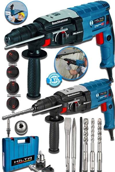 Hilta Power Alman COPERS 2,35 MM 9800 W Çelik Şanzıman Bakır Sargılı Ağır Hizmete Uygun  Kırıcı Delici Hilti