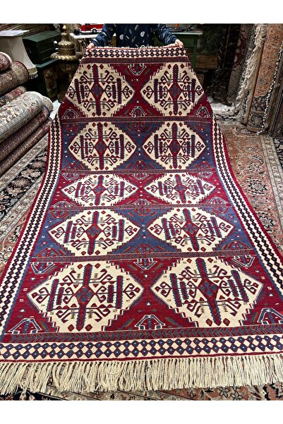 RD RAMAZAN DAĞ EL HALI SANATI El Dokuma Van Kilim Yüne Yün Dokuma Olup Kök Bo...