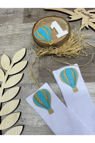 Feriatolye Baby Knee Socks - Flying Balloon Concept