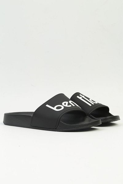 Benetton ® |   Bn-1381 - 3816 Black-Women's Slippers