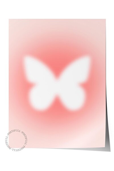 Postifull Aura Series NO:105 - Έγχρωμη αφίσα χωρίς πλαίσιο με αριθμό Red Angel