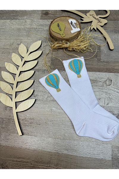 Feriatolye Baby Knee Socks - Flying Balloon Concept