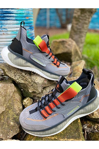 lumberjack Ellonium 4M 4FX Gri Tarz Erkek Spor Ayakkabı