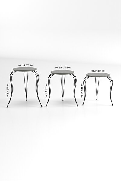 GOLDFALEZ Zigon Sehpa Lükens Gold Bendir