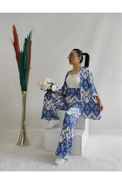 DENİKK Set kimono dublu cu model confortabil