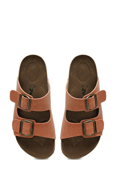 Polaris 319853.Z 4FX Kiremit Kadın Mantar Terlik