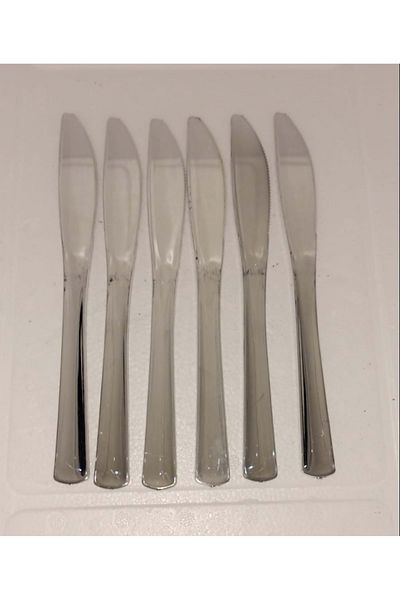 damping 18 Pieces Silver Luxury Party Knife