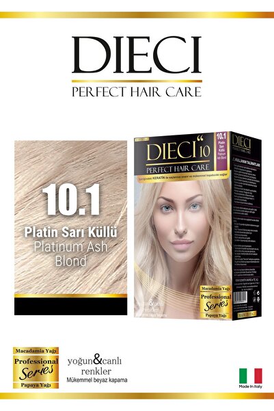 Dieci Kit Saç Boyası 10.1 Platin Sarı Küllü
