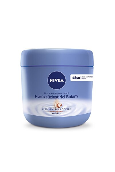 NIVEA Nıvea Pürüzsüzleştirici El & Vücut Bakım Kremi, Kuru Ciltler 400ml