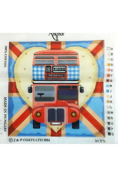 Anchor 40x40cm Iconic London Patterned Tapestry - Printed and Threaded Included ALR76