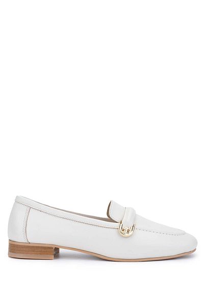Tamer Tanca Beige Colored Women's Loafer - Genuine Leather Shoes