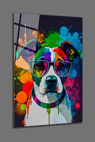 BV DEKOR ΕΙΚΟΝΟΓΡΑΦΗΣΗ ΧΑΡΙΤΩΜΕΝΟΥ ΣΚΥΛΟΥ ΣΕ ΓΥΑΛΙ - ΑΦΗΡΗΜΕΝΗ ΖΩΓΡΑΦΙΚΗ ΣΕ Γ...