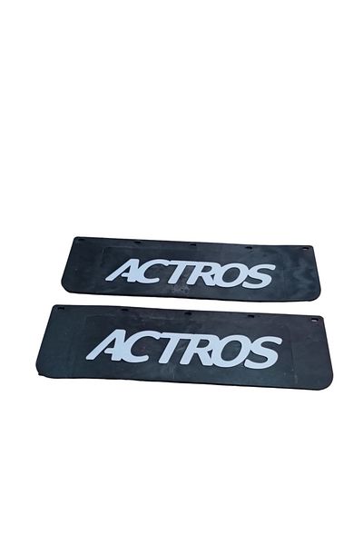 POLATLI OTO AKSESUAR Actros Black Writing Rags - 2 Pieces, Size: 60x18 Compatible