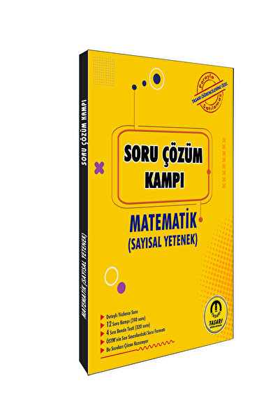tasarı eğitim yayınları DGS SAYISAL YETENEK (MATEMATİK) YIL SONU KAMP KİTABI