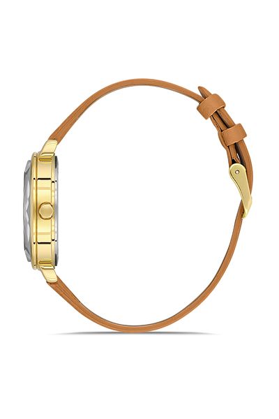 Omax Leather Women's Watches 00ZEC002QR16