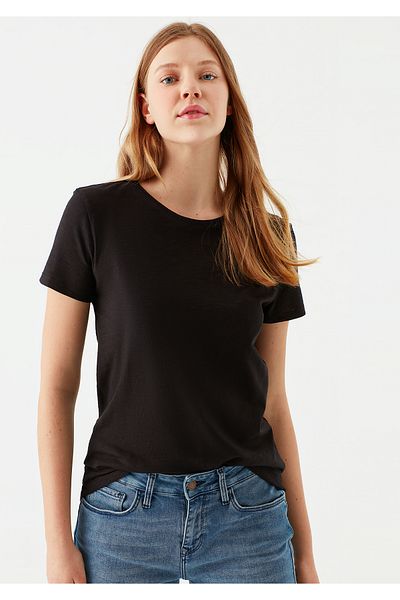 Mavi Μαύρο T-Shirt Basic Slim Fit - 8816090 -900