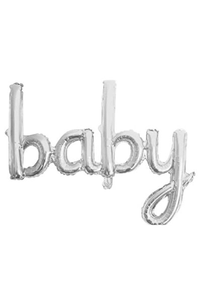 party mix Baby El Yazılı Folyo Balon Baby Balon Cinsiyet Partisi Balon Baby S...