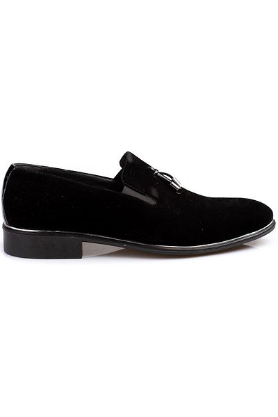 maximoda Pantofi clasici pentru bărbați - Piele lacuită și piele de căprioară