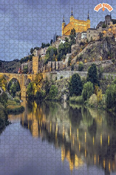 Teona Ahşap Toledo İspanya Dekoratif Çift Katlı Çerçeveli Asılabilir Ahşap Pu...