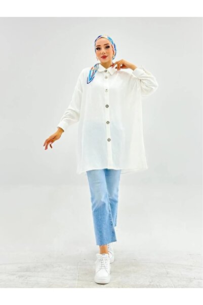 MODAALFABE Πουκάμισο Hijab Ayrobin Plus Size
