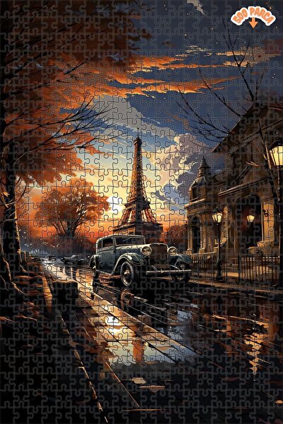 Teona Ahşap FRANSADA Kİ KLASİK ARABA Dekoratif Çift Katlı Çerçeveli Asılabili...