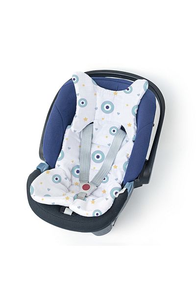 DEUX LAPINS Le Nazar - 100% Cotton Muslin Paset & Auto Seat Cushion