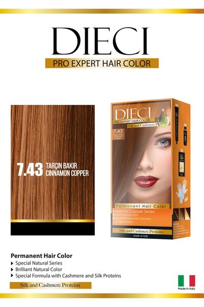 Dieci Eko Kit Saç Boyası 7.43