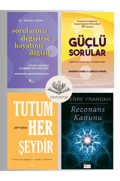 Beyaz Yayınları Sorularınız Değişirse Hayatınız Değişir-Güçlü Sorular-Tutum H...