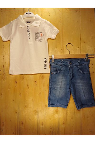 WİGGLE Boy's Capri Pants Set - Lekos