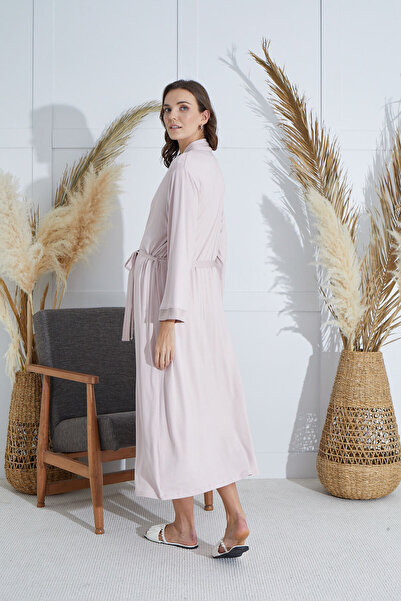 Sevim 15831 Модел халат за бременни с щампа