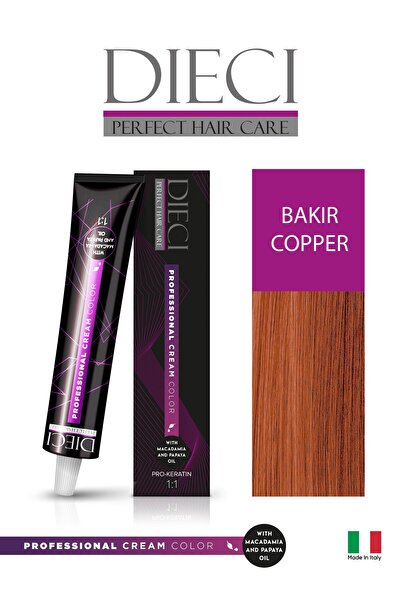 Dieci Tüp Saç Boyası Bakır