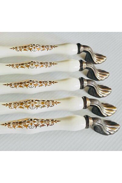 YAKUT AKSESUAR Porselen - Metal -Kulp Dolap Çekmece Mobilya Mutfak Çocuk Kulb...