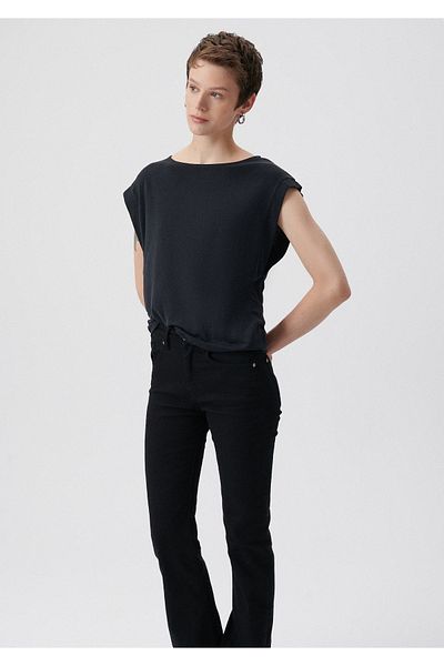 Mavi Tričko Lux Touch Black Regular Fit -1610510-900