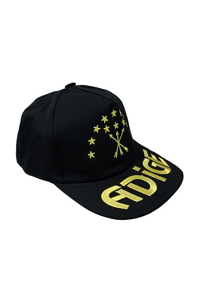 KESKİN NAKIŞ Black Adige Hat - Flag and Embroidered