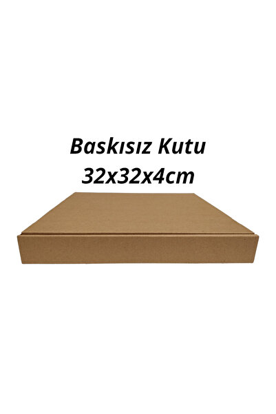 krc Baskısız Pizza Kutusu (32x32x4) 50 Adet