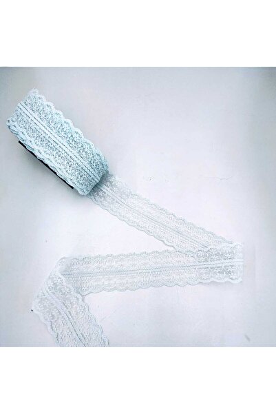 FASHİON DANTEL دانتيل نايلون خالي من الليكرا جبر عرض 4 سم طول 10 متر نمط متوسط