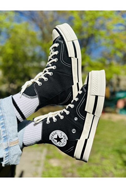 Converse Chuck 70 Plus Black Canvas Sneaker - Daily Shoes