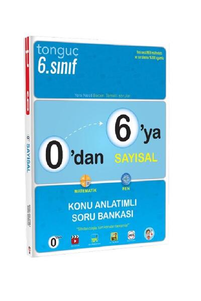 Tonguç Akademi Tonguç 0'dan 6'ya Sayısal Konu Anlatımlı Soru Bankası